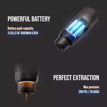 Bærbar kaffemaskine, velegnet til brug på rejser, camping og i bilen. - Billede 5